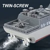 Mini 2.4G Remote-controlled Boat Electric Military Aviation Model High-speed Remote-controlled Destroyer Toy Boat 3