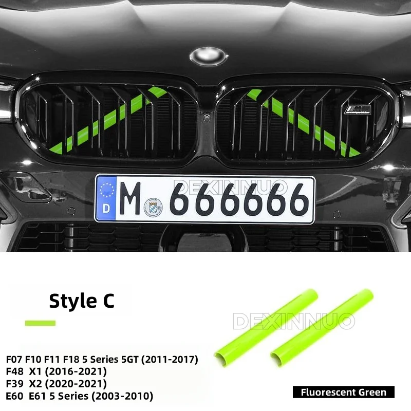 Sleek Automotive Front Grille Trim Strips