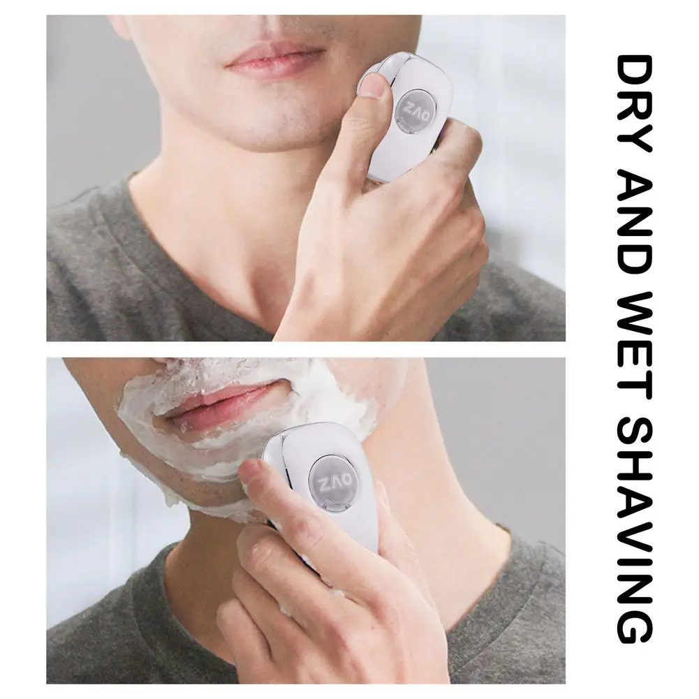 Rechargeable Electric Shaver Mini Portable Face Cordless Shavers Painless Small Size Machine Shaving For Men High Quality Gifts