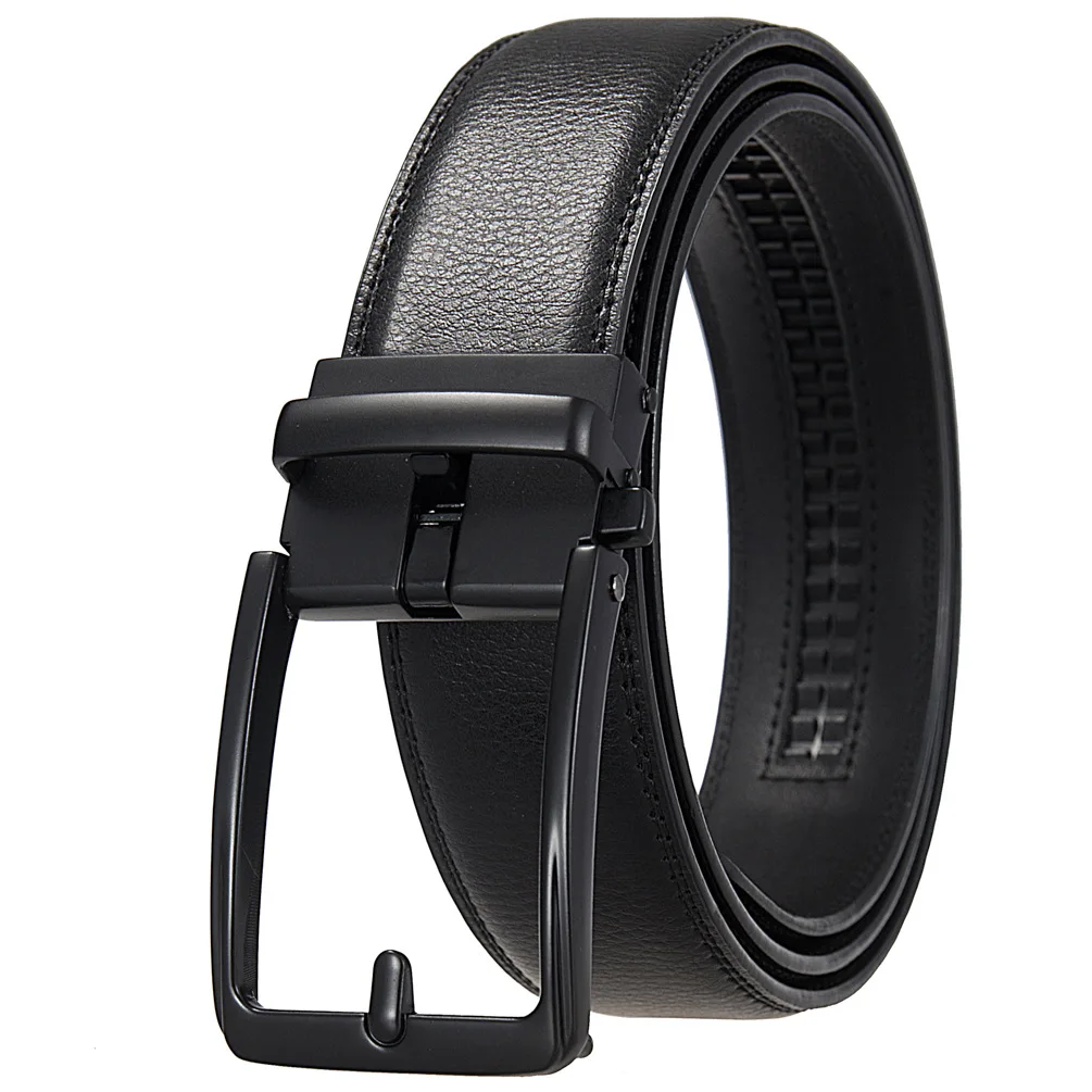 3,5CM Automatische Schnalle Herrengürtel Designer-Gürtel Hochwertige Luxusmarke Schwarz Gelb Weiß Blau Übergrößen-Gürtel für Herren – Detail 1