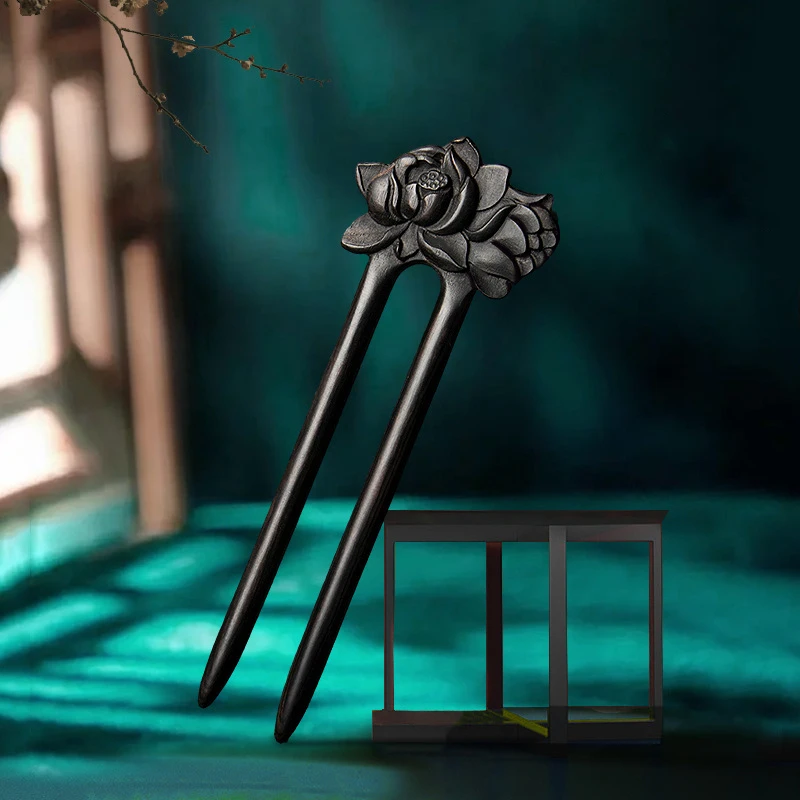 Hair Accessory Pearl Hairpins Hair Stick Hair Clip Hair Headdress Jewelry Accessories Bridal Headwear Hair Band Crown Hair Comb Handmade Wood Hair Pins and Clips Pendant Fox Styling Hair Sticks Fork Vintage Accessories For Women Girls Long Holder