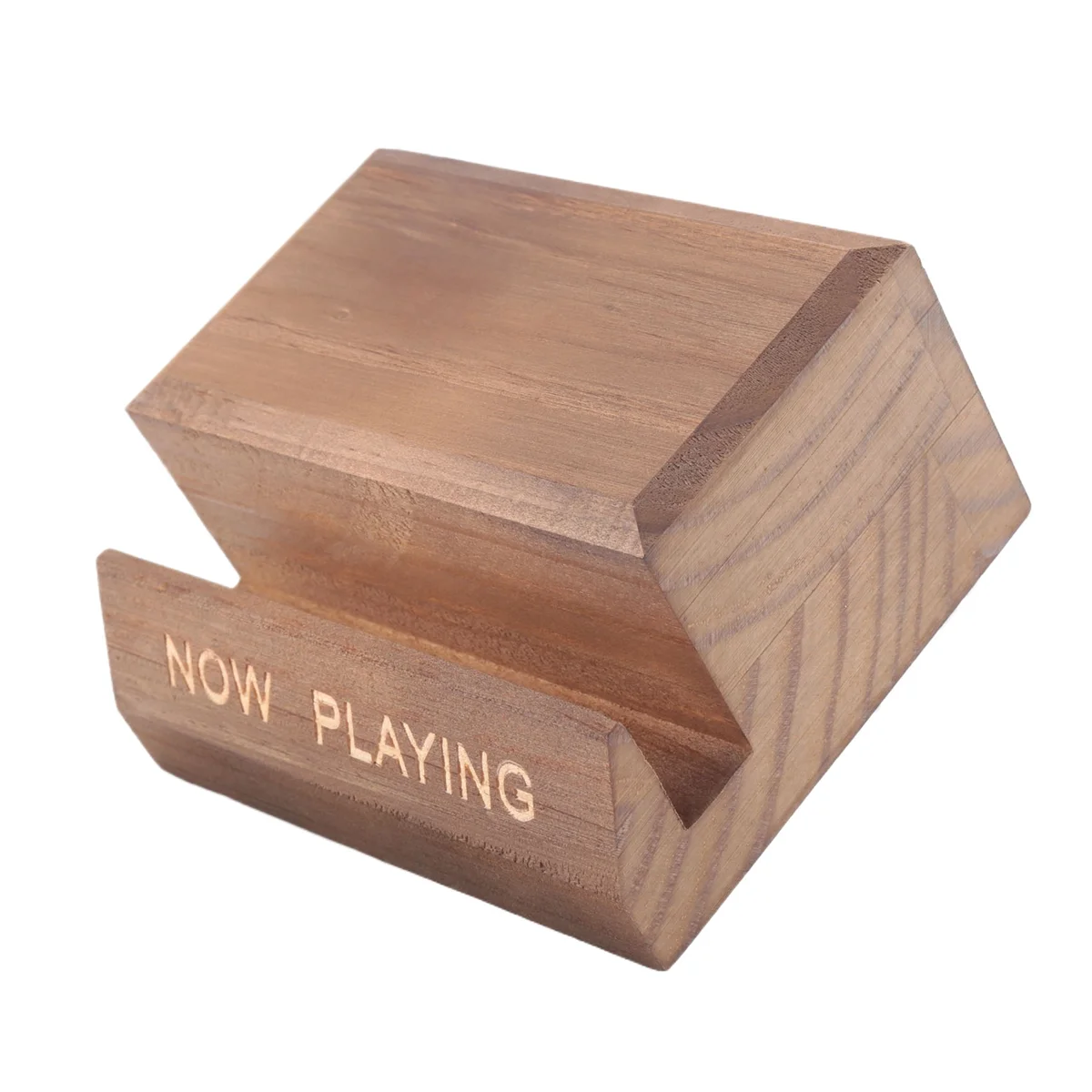 NOW Playing Vinyl Record Stand Vinyl Record Holder Display Wood Records Storage Stands for Albums Spinning Accessories 4