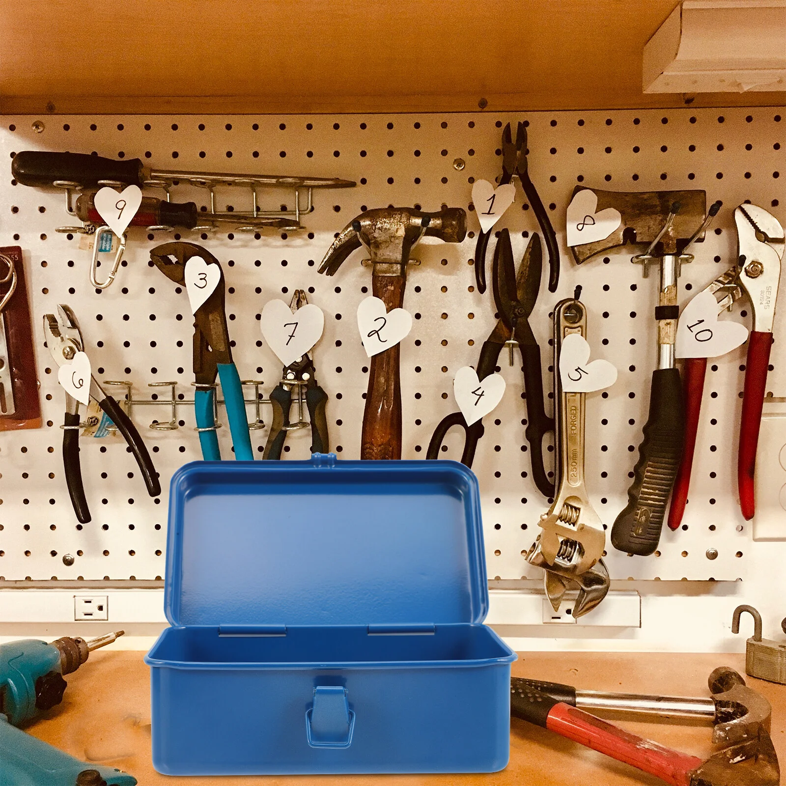 Tool Box Iron Sheet Chest Metal Case