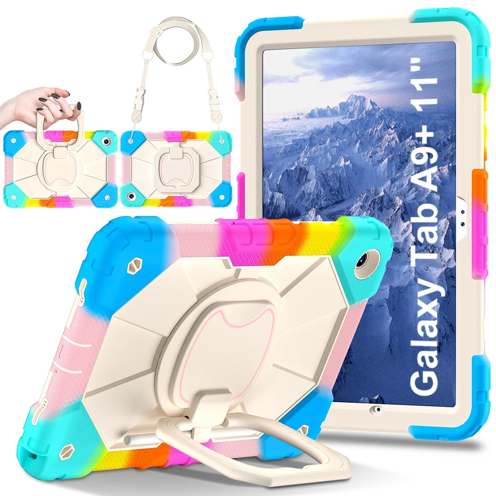 Custodia Per Samsung Galaxy Tab A9 Plus A9 A8 A7 Lite Cover Per Tablet Per Bambini Antiurto Per Impieghi Gravosi Per Samsung Galaxy Tab A9 Plus Fundas