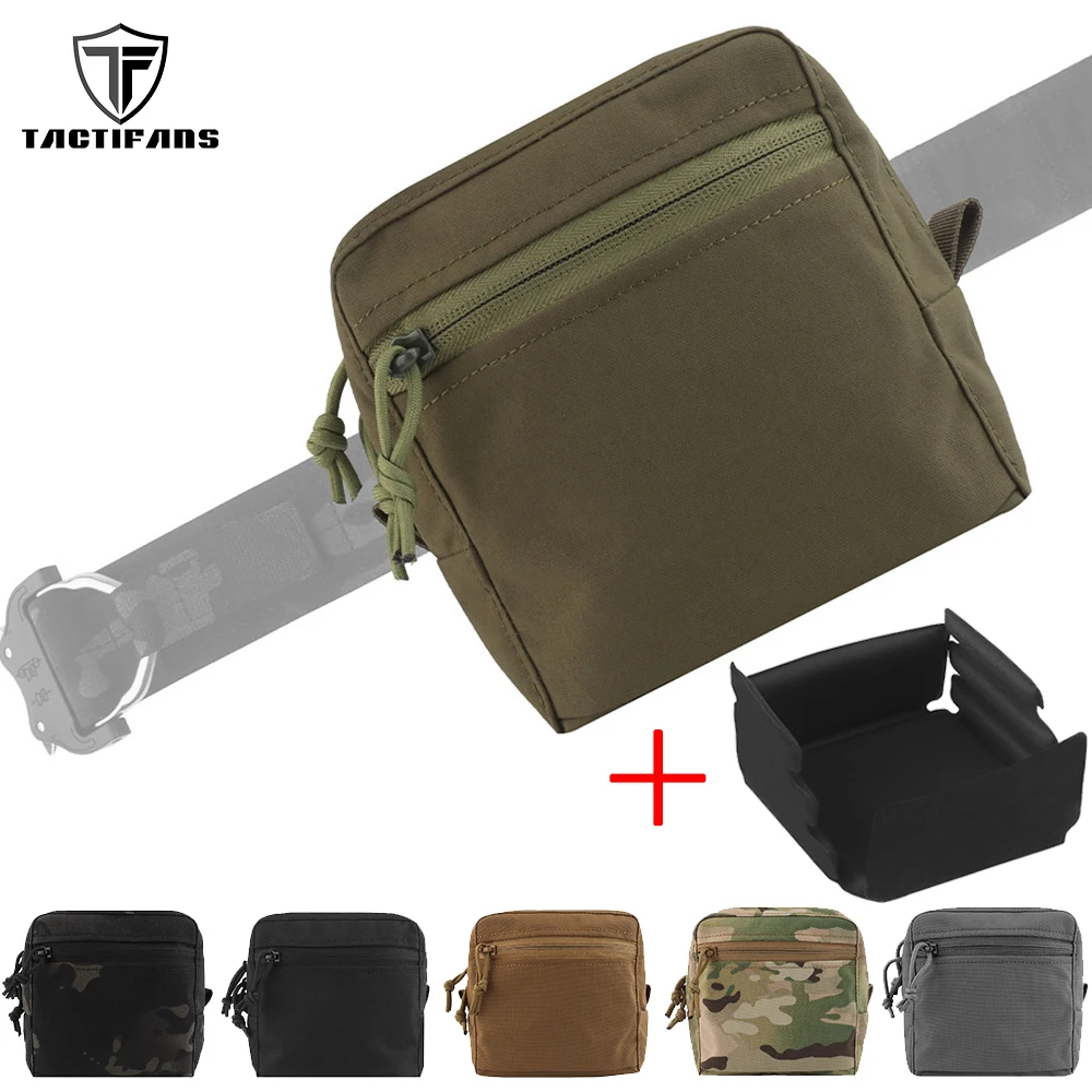 

Tactical GP Pouch General Purpose MOLLE 6x6x3 Gear Bag For Airsoft Combat Belt Hunting Vest with Protective EVA Foam Padded Pack