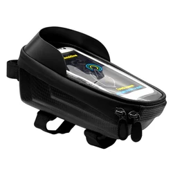 Waterproof Bike Phone Pouch with Touch Screen and Large Capacity