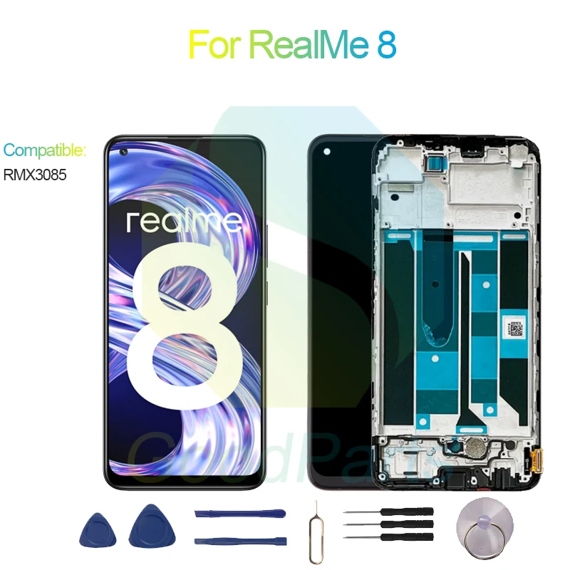 Сменный сенсорный ЖК-экран для RealMe 8 2400*1080 RMX3085