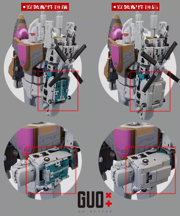 3D DIY Upgrade Kit Filler For MS BRUTICUS(G1 Repainting VER) GO BETTER Accessories