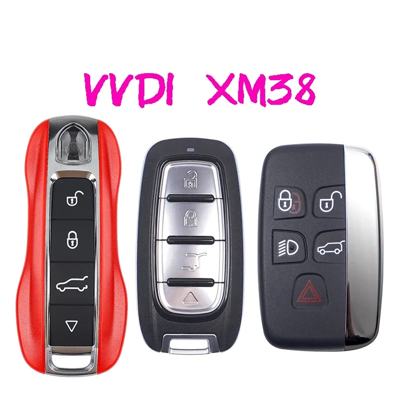 

Универсальный смарт-ключ Xhorse VVDI XM38 XSCH01EN Chrysler Type XSLR01EN Land Rover Type XSPS01EN XM38, 4 /5 кнопок