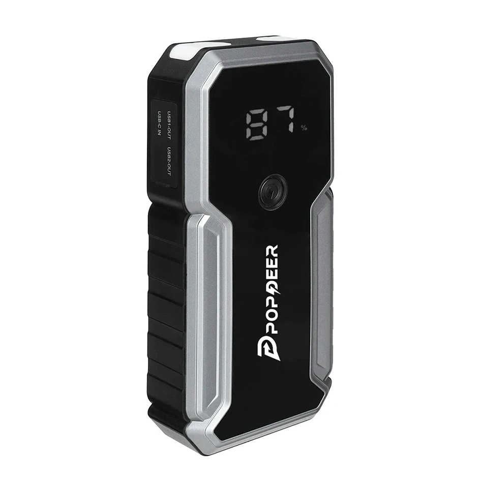POPDEER PD-J01 ڵ  Ÿ,  USB  LCD ÷, 8.0 , 6.0L , 20000mAh, 2500A, 12V