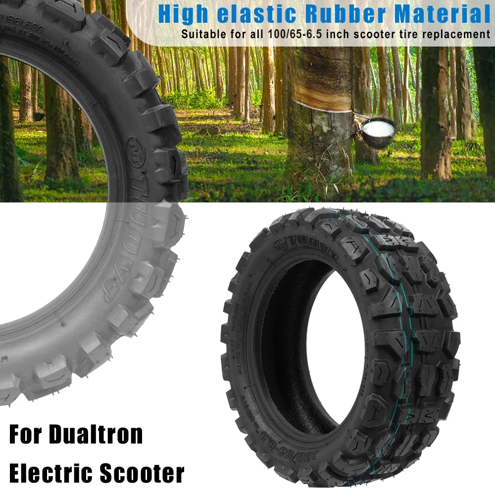 Off-Road-Gummireifen 100/65-6,5 für Dualtron Elektroroller Widen Tuovt Tubeless 11 Zoll Vakuum-Pneumatik-Ersatzreifen – Detail 4