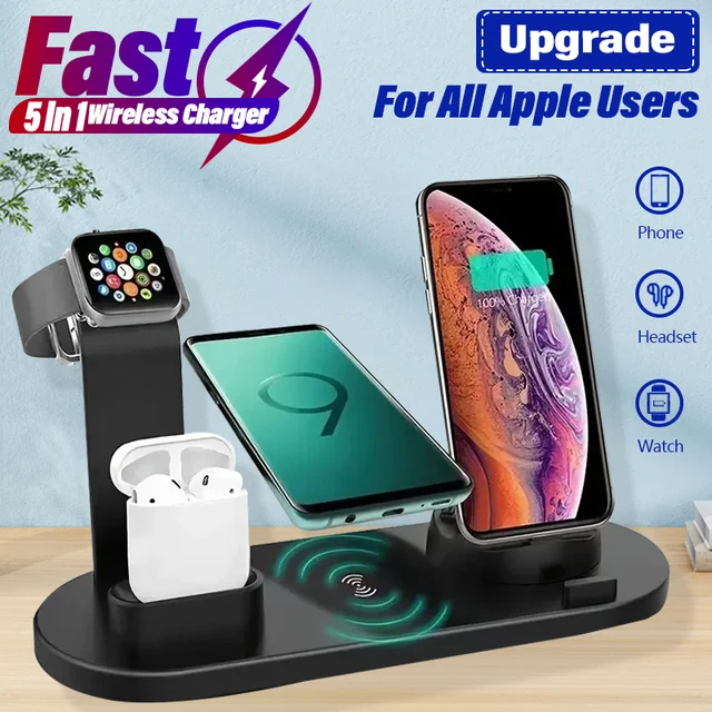 3 in 1 무선 충전기 스탠드 패드: 모든 기기를 한 번에 충전하세요! 3 in 1 무선 충전기 스탠드 패드: 모든 기기를 한 번에 충전하세요!