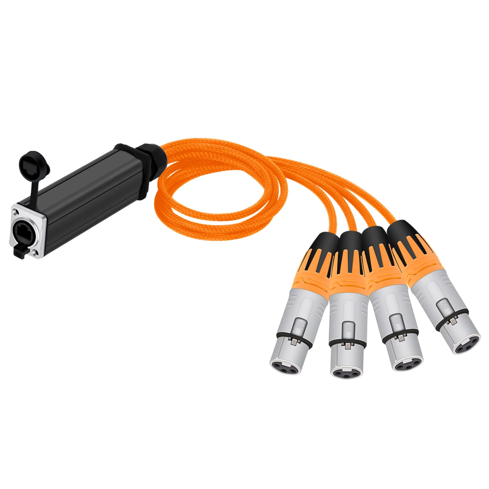 4 pinos xlr macho conector fêmea do