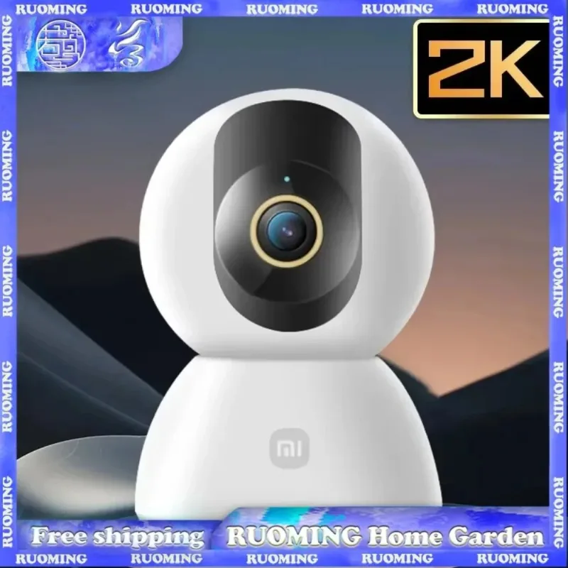 360&deg; Smart Home Security Camera C700 8MP 2K Ultra HD Low Light 1296P 3 Megapixel AI Human Detection Night Vision Webcam Work