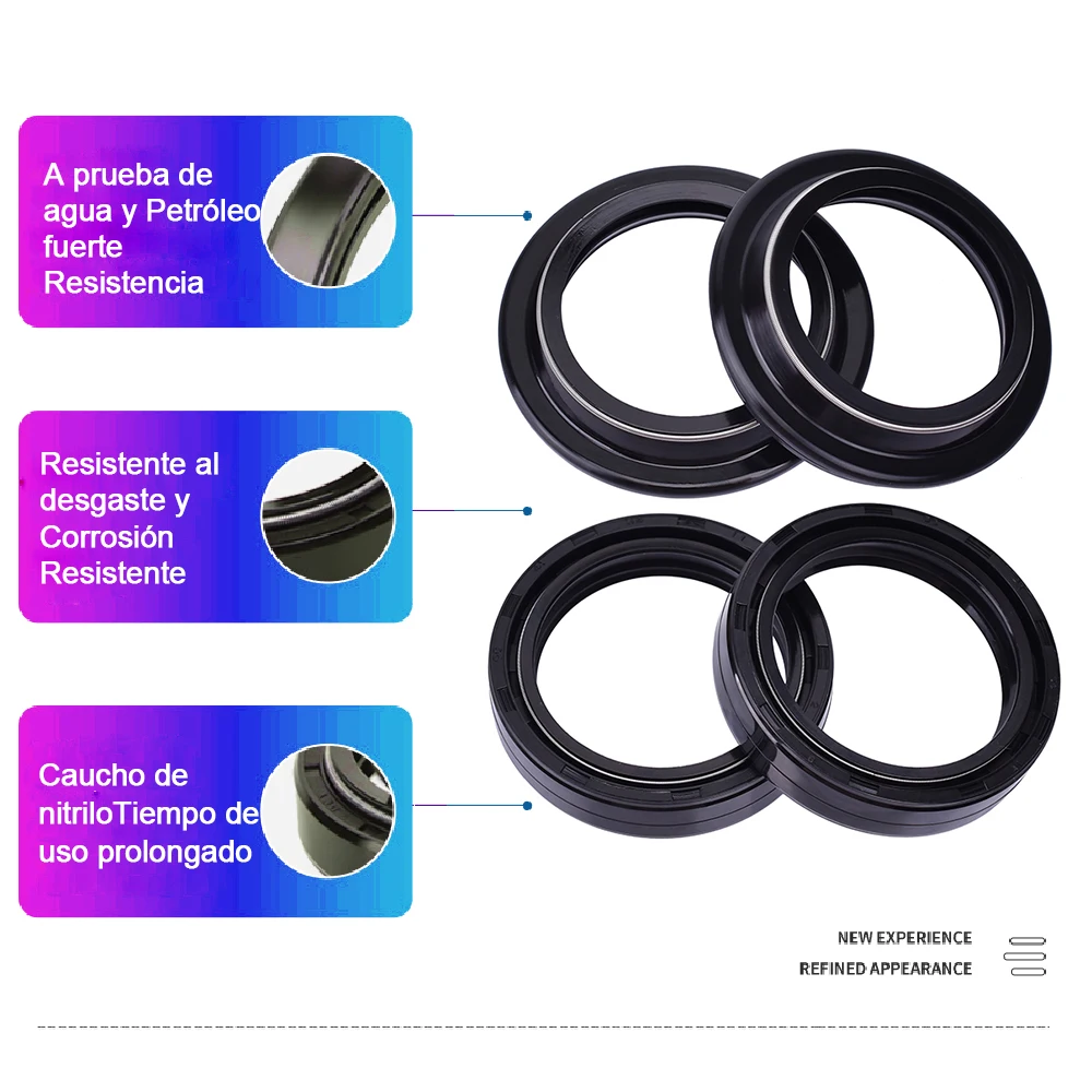 

41x54x11 Front Fork Damper Oil Seal & 41 54 Dust Cover For Suzuki GSX600 GSX600F Katana 600 GSX600RW GSX600R GSX 600 RW GSX600R