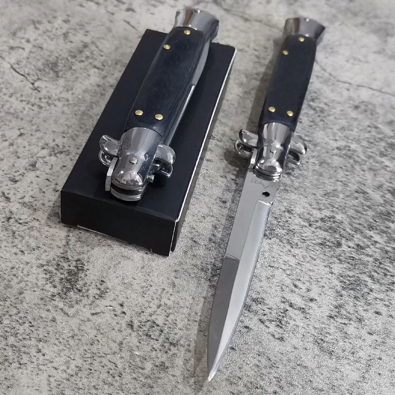 

9'' Damascus Steel 58HRC Handmade Forged Outdoor Survival Hunting Knives Tactical Pocket Knife Wood Handle Camping Folding Knife