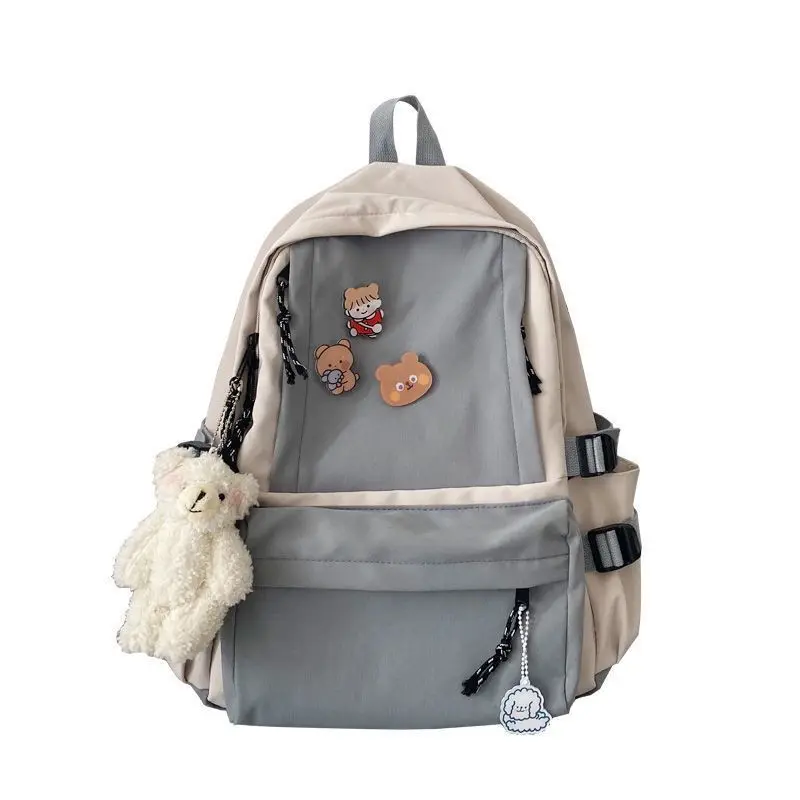 Bags for Women Cute Girls Backpacks for High School Popular Pink Blue Black Color Girls Sports Cartoon Backpack for Travel