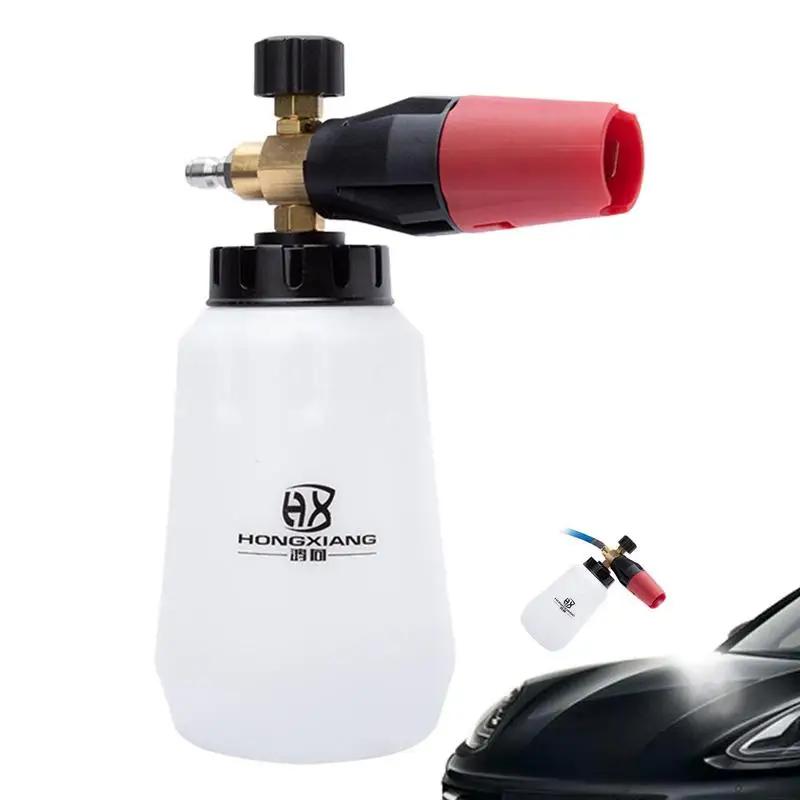 

Car Wash Foam Cannon 2L High-pressure Car Washing Foam Maker Professional Car Snow Foam Sprayer Spray Foam Cleaner Nozzle Car