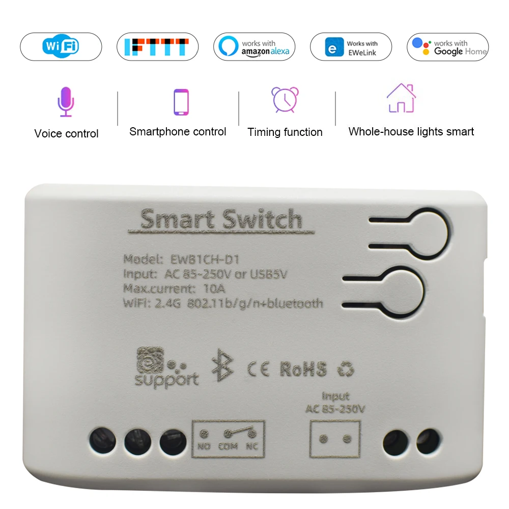 EWELINK Switch WIFI Smart House Home Automation Circuit Breaker AC DC 7