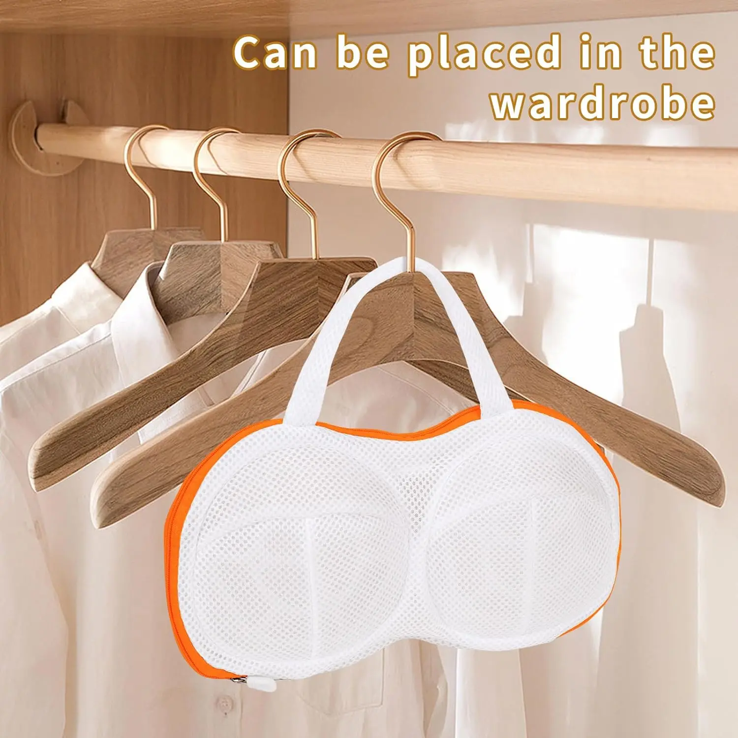 Bra Washing Bag for Laundry,Fine Mesh 3D bracket Lingerie Bags for Washing Delicates, Brassiere Laundry Bag for Washing Machine 2