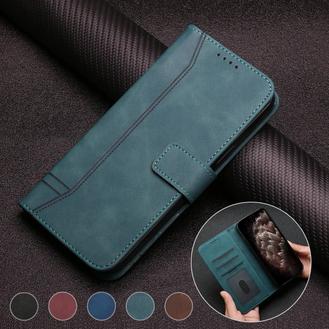 For Samsung Galaxy S24 Ultra Case Magnetic Flip Phone Case on For Funda  Samsung S 24 S24Ultra S24 Plus Leather Card Cover Coque - AliExpress