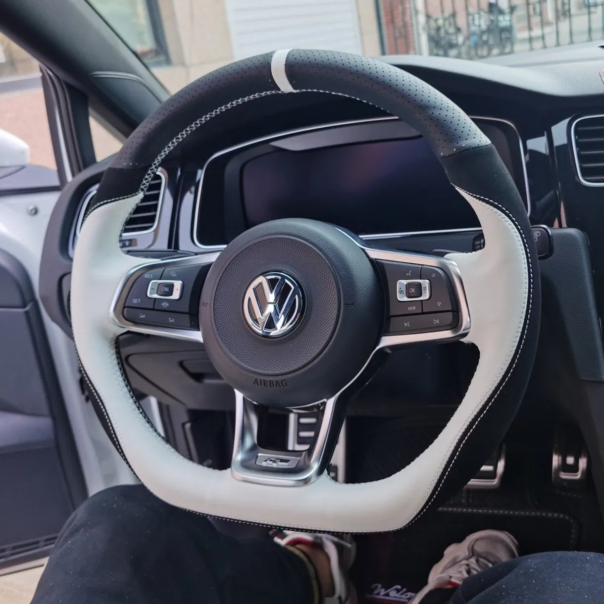 

Чехол для руля Volkswagen Scirocco Golf 7,5 Rline Tiguan, GTI GTS, «сделай сам»