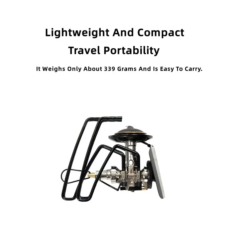 Description Picture 4 of itemMOUNTAINHIKER Spider Stove Outdoor Folding Lightweight Portable Stainless Steel Stove Burner Tourist Picnic Hiking Survival Tool