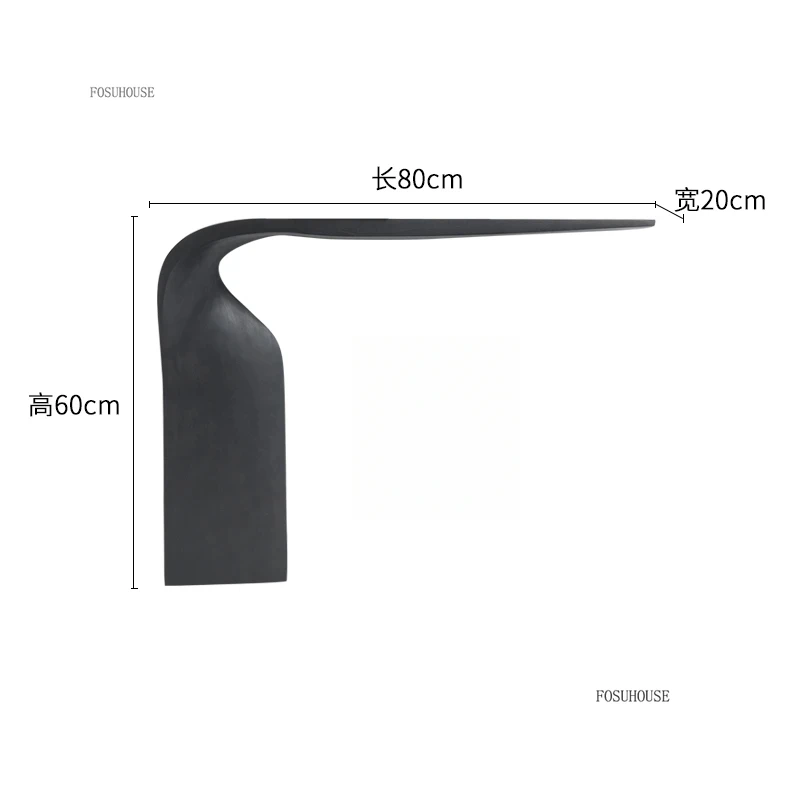 שולחנות קונסולה עץ מודרניים לבית בצורת קונסולה מיוחדת שולחן כניסה מדף קיר רהיטי סלון קונסולה כניסה