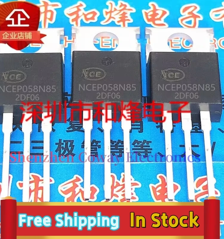 

10PCS-30PCS NCEP058N85 TO-220 MOS 85V 95A In Stock Fast Shipping