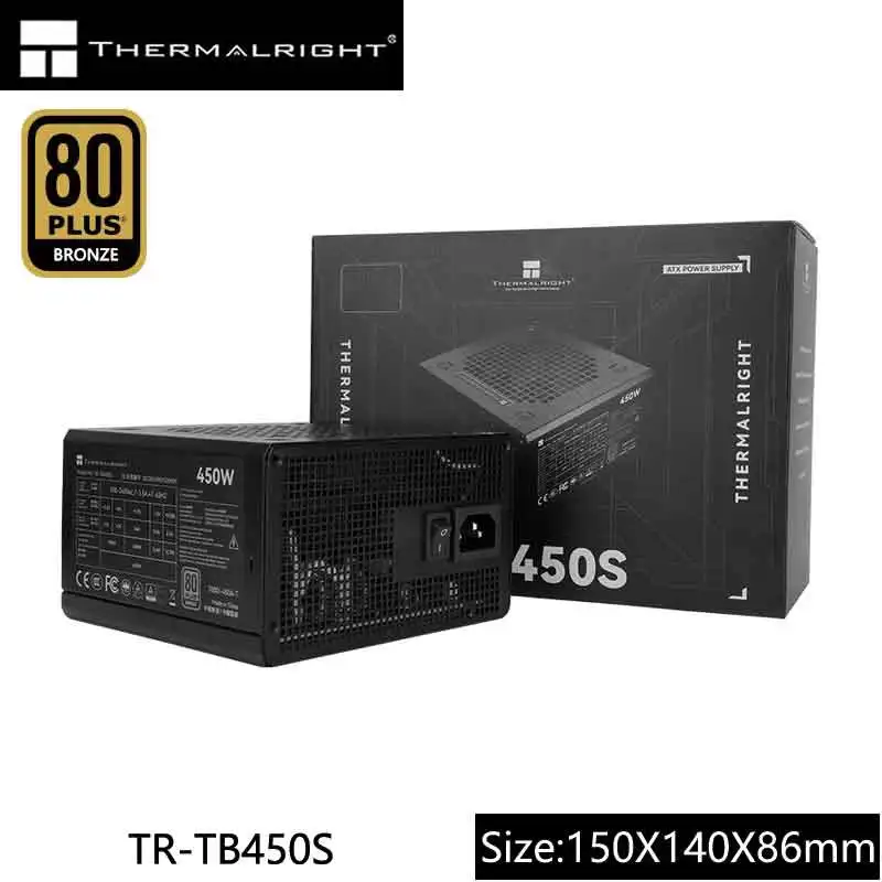 

Thermalright TR-TB450S chassis power support 450W ATX 80 PLUS bronze 100-240V voltage desktop chassis power supply