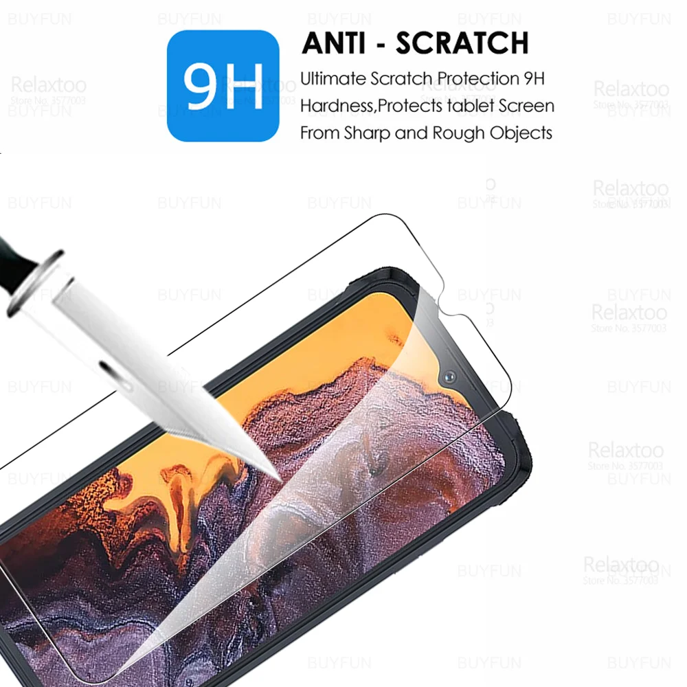 4-Pack Full Cover Tempered Glass Screen Protector, 6.58-inch 2023 Edition