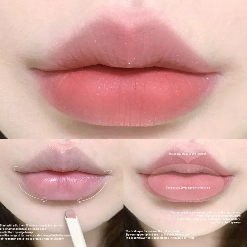 Matte Lip Mud Lip Liner Pencil Gift Box Makeup Set Lip Glaze Cream Waterproof Lips Lipstick Pen Lasting Korea Make Up Cosmetics 6