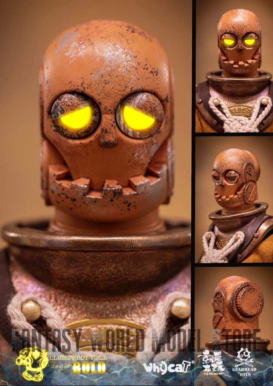 GearheadToys Underwater welder Bold 潜水修理 Clumsy Bot Underwater Welder Bold Figure