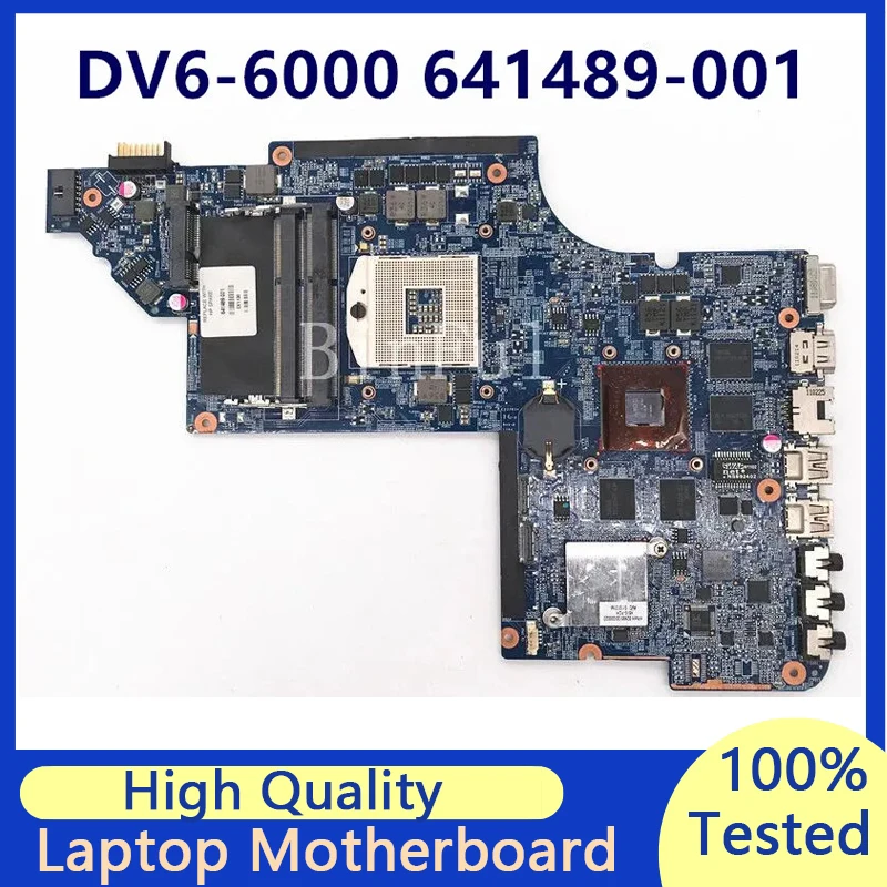 

641489-001 641489-501 641489-601 материнская плата для ноутбука HP Pavilion DV6-6000 материнская плата 216-0810001 100% полностью протестирована
