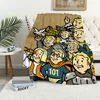 Game F-Fallout Cool Blanket Plush Nap Sofa rug for Living Room Warm Office Bedroom Birthday Home Travel Kid Gifts 5