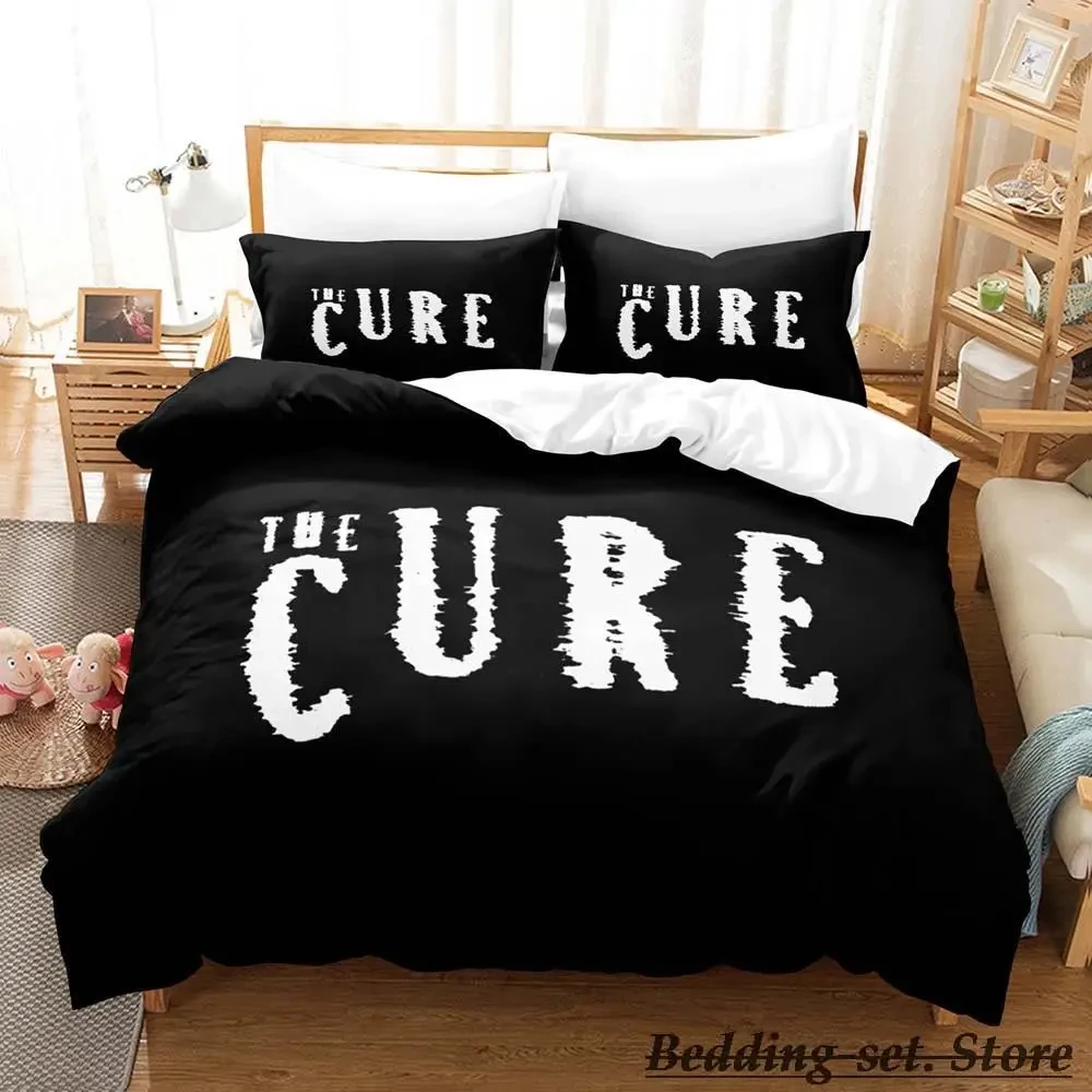 

THE CURE Single Adult Kids Duvet Cover Anime Bedding Set Queen King Size bedding set Soft and comfortable Customized quilt cover