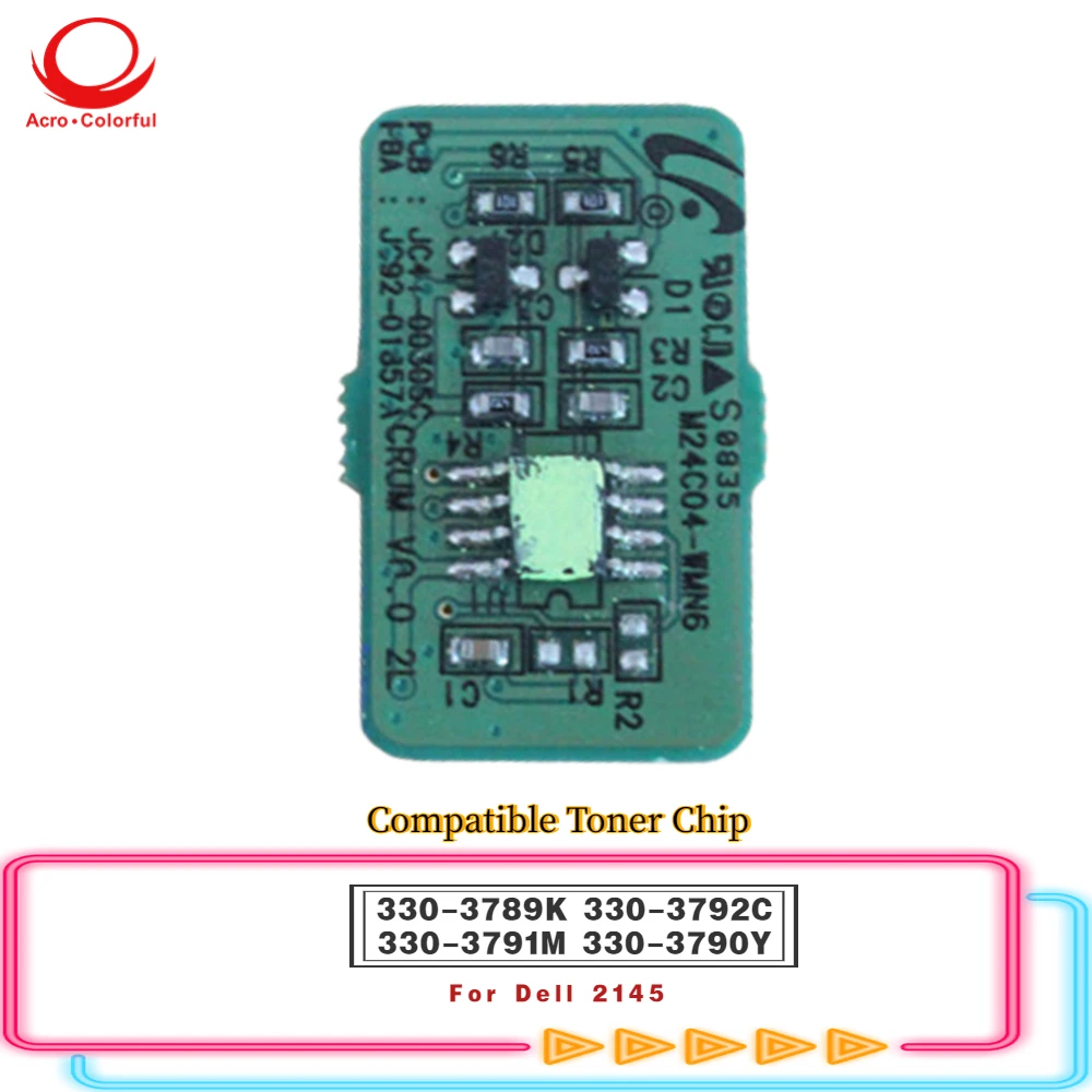 

5K Toner Chip For Dell 2145 Color Laser Printer Cartridge 330-3789 330-3792 330-3791 330-3790