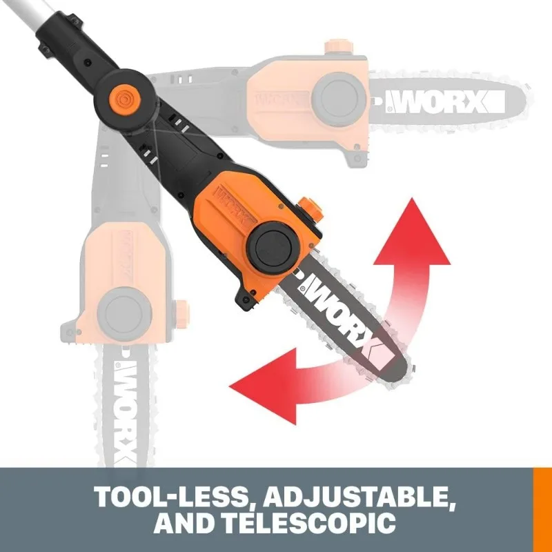 WORX WG349.9 20V Power Share 8 Pole Saw with Auto Tension Tool Only