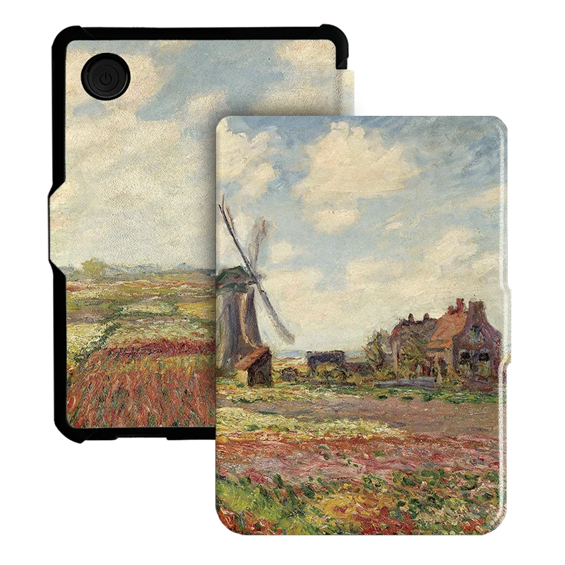 Kobo Clara 6-Inch E-Reader Protective Cover with Auto Sleep/Wake and Painted Patterns