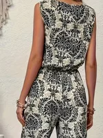 Ladies Fashion Elegant Print One-Piece Dress Elegant Style Print Design Single-Piece Women's Dress - Image 2
