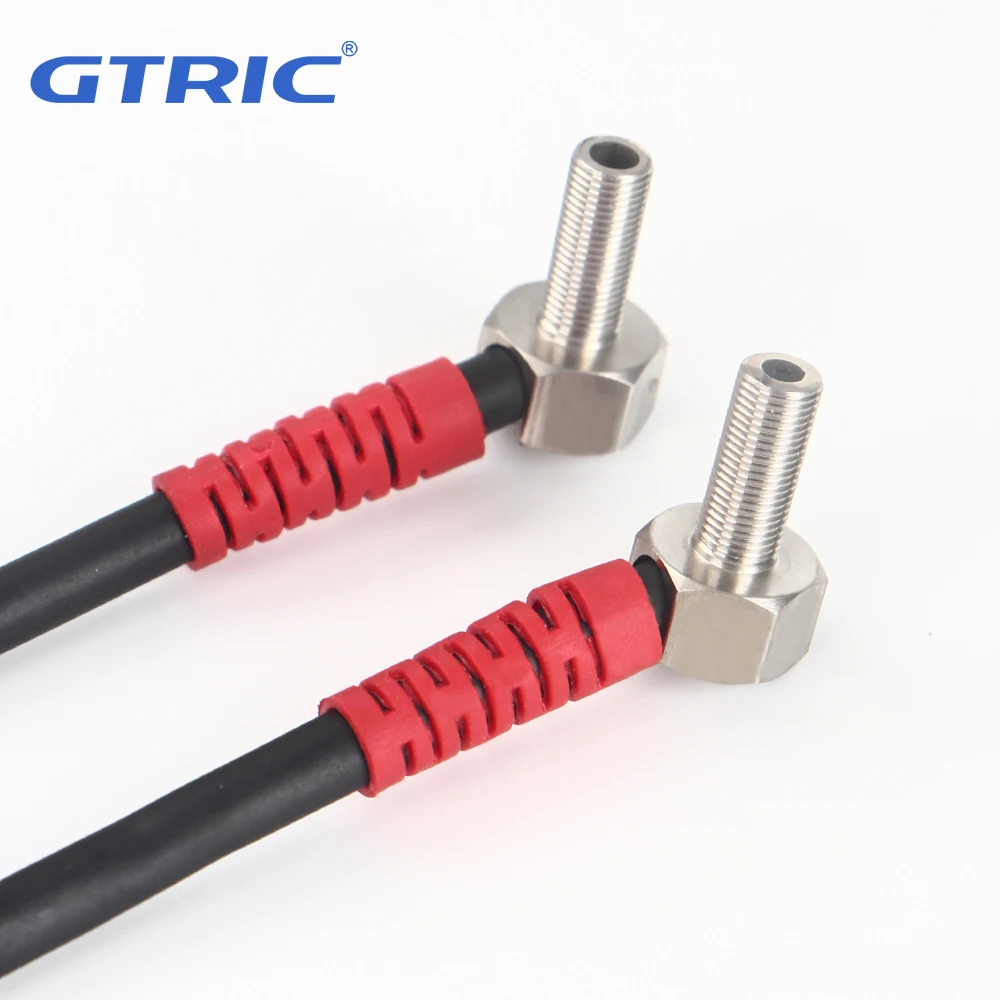 

GTRIC Small Laser Photoelectric Sensor Diffuse Reflection Elbow 10-30VDC NPN PNP M05 06 Adjustable Distance Mini Optical Switch