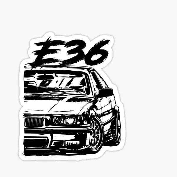 

Официальные наклейки E36 16 см, 2 шт.