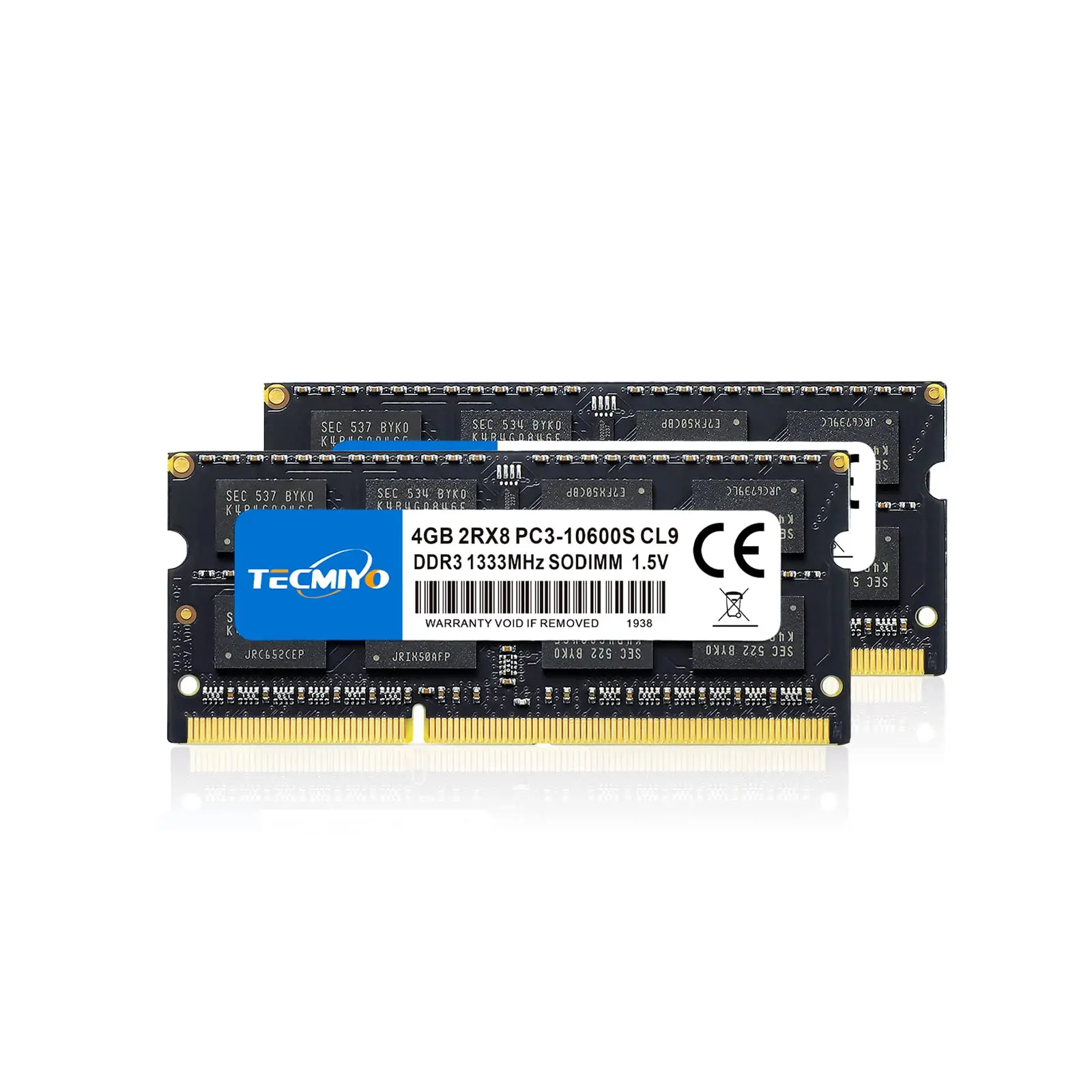 TECMIYO-SODIMM Memória Portátil, 2x4GB, 1333 MHz, DDR3,
