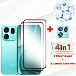 Premium Black Edge Glass Screen Protector with Camera Lens Shield for OPPO Find X9s Pro