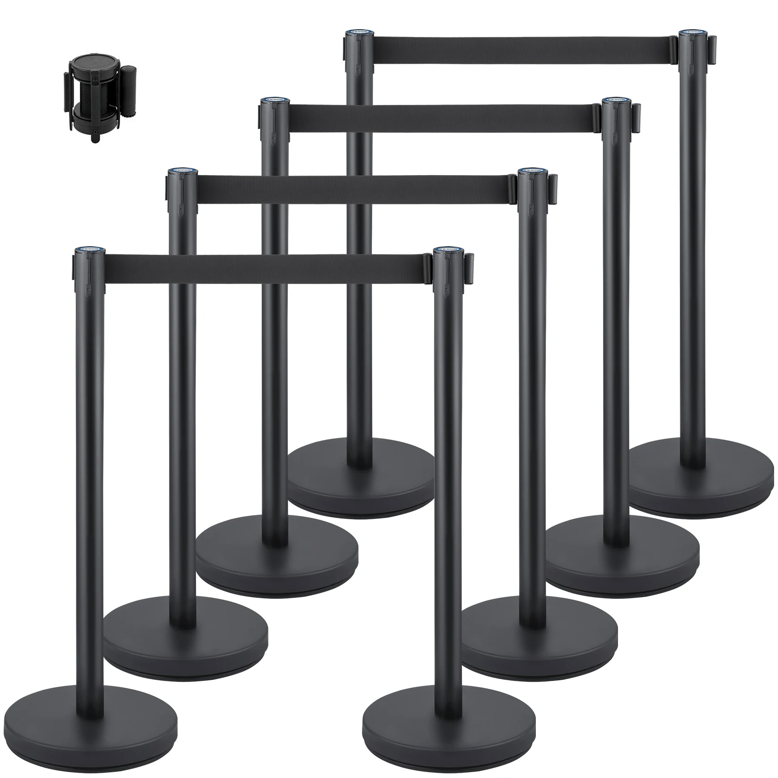 Stainless Steel Crowd Control Barrier with Retractable Belt