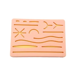 Silicone Suture Training Kit for Medical Practice and Surgical Wound Simulation (1pc)