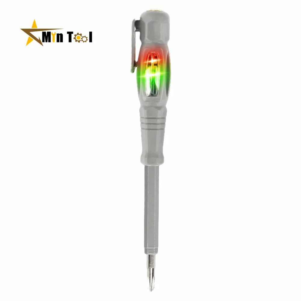 AC24-250V Neon Bulb Indicator Meter Electric Pen Insulated Highlight Pocket Tester Pen Screwdriver for Electrician Tool 4