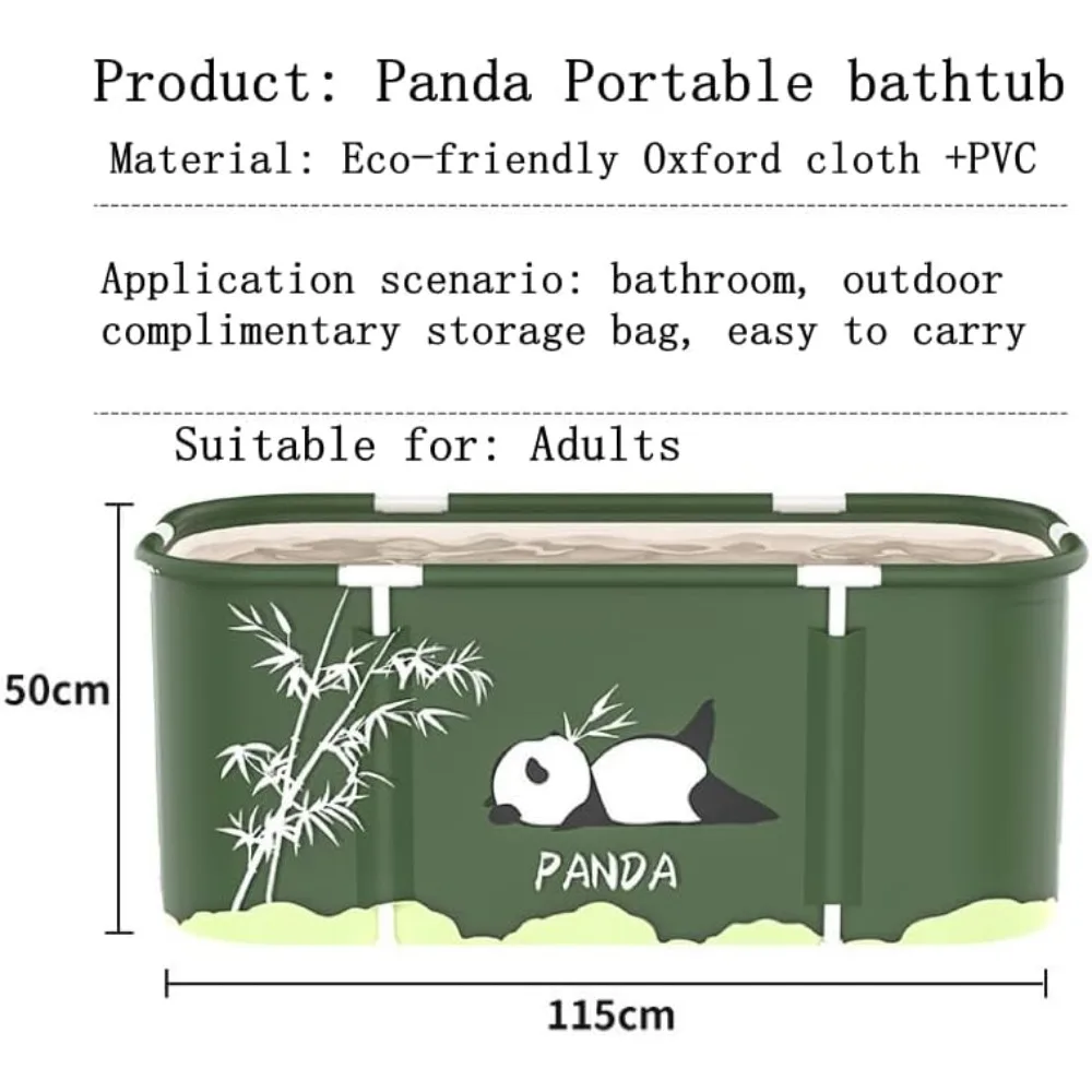 Portable Bathtub Kit,Foldable Soaking Bathing Tub for Adults,Soaking Standing Bath Tub for Shower Stall,Separate Family Bathroom 2