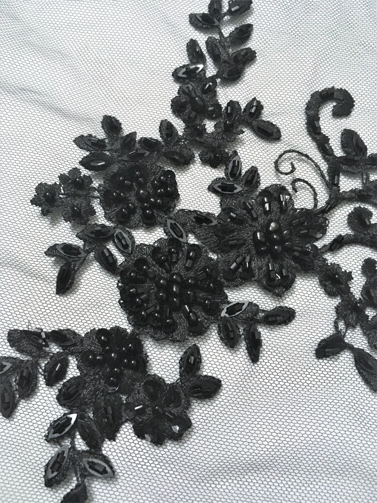 Handmade Lace African French Lace Fabric 2021 High Quality Beaded Ghana Lace For Nigerian Lace Fabrics For Party Dress KW013