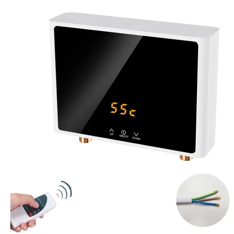 

NEW Electric Water Heater 110V 220V Instant Tankless Water Heater Bathroom Shower Multi-purpose Household Hot-Water Heater